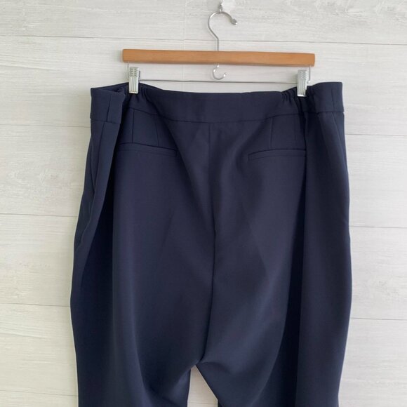 *flaw NWT Talbots Plus - Navy blue dress pants stretch, 24W - Picture 4 of 6